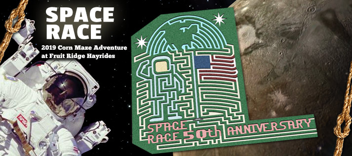 Corn Maze 2019: Space Race, 50th Anniversary