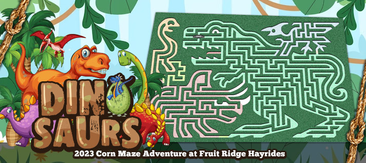 Corn Maze 2023: Dinosaurs